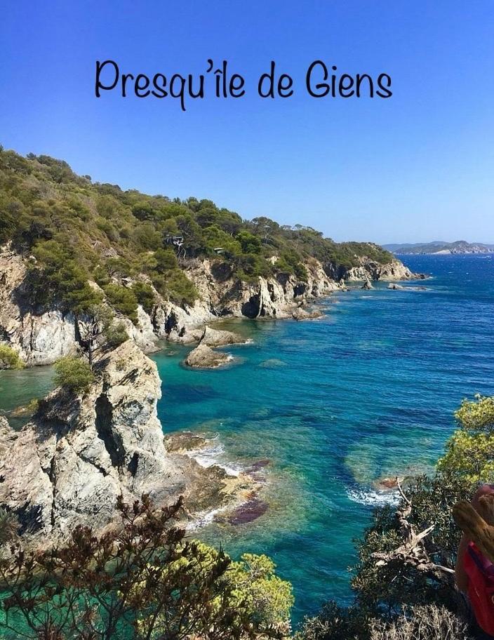 Plage A 400 M Studio Tout Confort Terrasse Clim Parking 耶尔 外观 照片