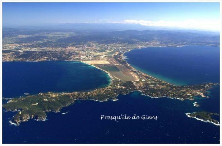 Plage A 400 M Studio Tout Confort Terrasse Clim Parking 耶尔 外观 照片