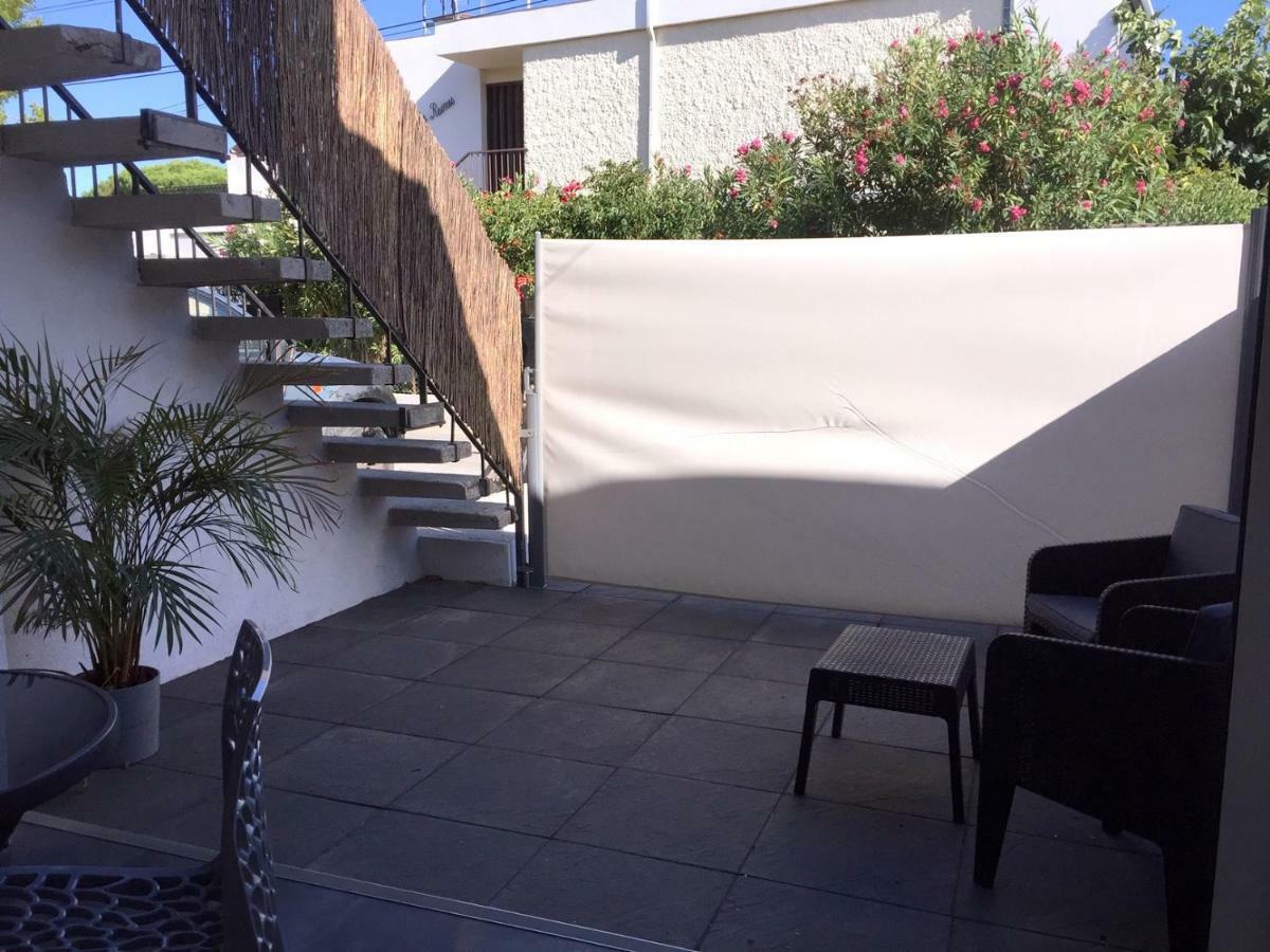 Plage A 400 M Studio Tout Confort Terrasse Clim Parking 耶尔 外观 照片